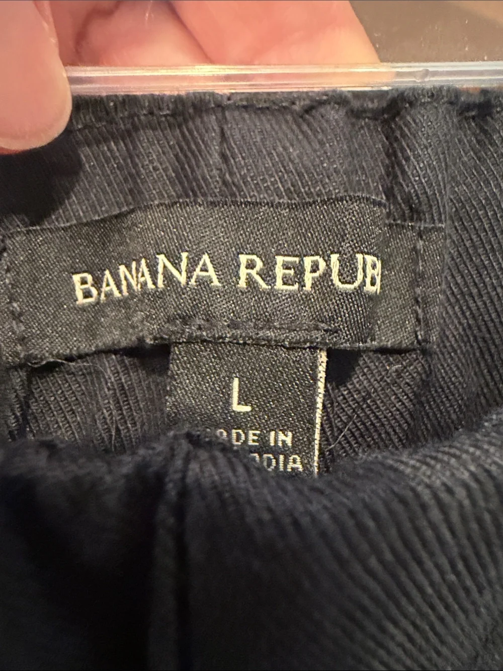 NEW Banana Republic Black Women's Pull-On Linen blend Pants